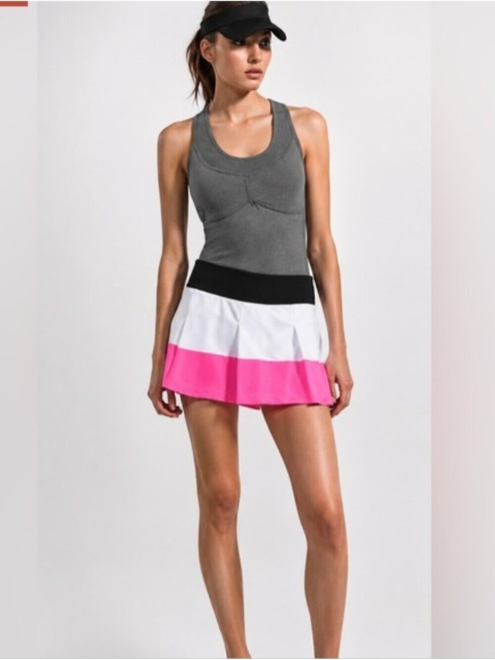 adidas by stella mccartney caroline wozniacki us open skort colour blocking